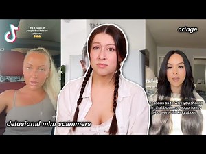 TikTok's WORST MLM Scammers.. PT 2 *MLM HATERS ARE LAZY*