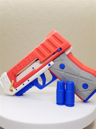 Homemade Shell Ejecting Nerf Blaster from 3D Printing