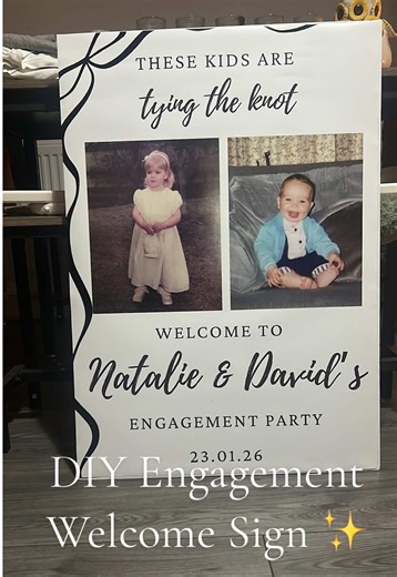 DIY Engagement Welcome Sign: Step-by-Step Guide