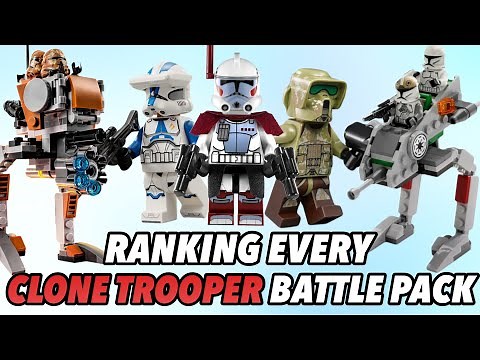 Ranking Every LEGO Star Wars Clone Trooper Battle Pack! (2007-2023)