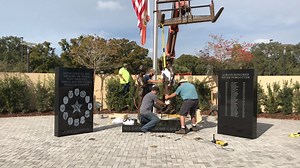 2.1K views · 77 reactions | Tomorrow morning is our Annual Fallen Officer Memorial! Here's a fun time-lapse video of our brand new statues being installed. We remodeled the memorial earlier this year. For more details on the event, click here: https://www.facebook.com/events/608803082919301/ | Pinellas County Sheriff's Office | Facebook