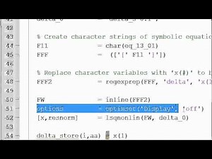 MATLAB Solving an Implicit Equation using lsqnonlin