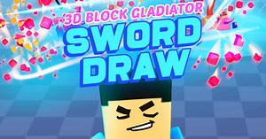3D Block Gladiator: Sword Draw 🕹️ Play on CrazyGames
