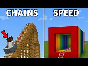 Minecraft: 15+ BEST Roller Coaster Build Hacks #youtube