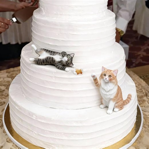 Personalized Cat Wedding Cake Topper: Custom Your Dog Figurine and Pet Sculpture, Pet Birthday Gift, Cat Clay Sculpture - Etsy