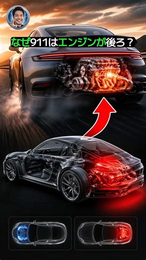 Why is the Porsche 911 engine in the back?