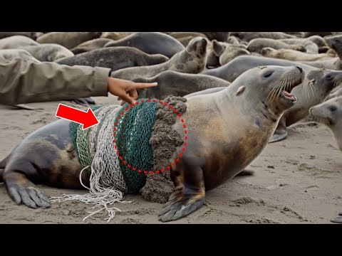 Seal Rescue in Namibia: Rope Entanglement Cut-Off + Multi-Seal Saves