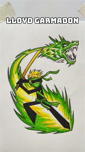 How to Draw Ninjago in Stickman Style #stickman #tutorial #ninjago
