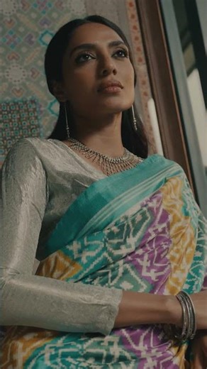 SOBHITA DHULIPALA | In Pochampally Double Ikat Saree