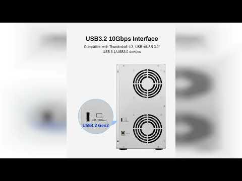 Review: TERRAMASTER D6-320 External Hard Drive Enclosure - USB 3.2 Gen2 10Gbps Type-C HDD Stor...