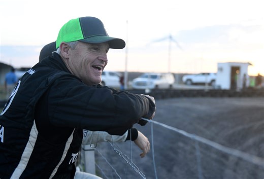 Kenny Wallace reacts after ARCA racer Kaylee Bryson survives a crash with drunk driver 