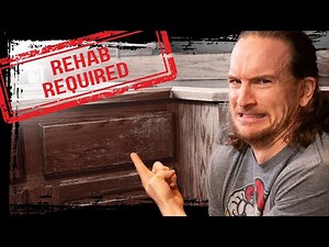 BEAT UP Oak Kitchen Cabinets | Complete TRANSFORMATION