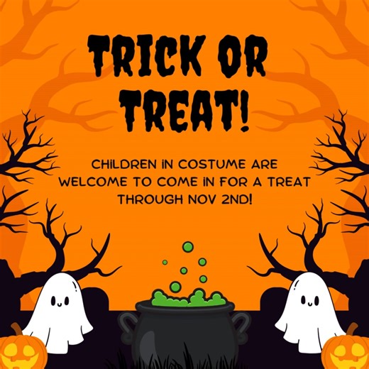 Happy Halloween! Children in Costume are welcome to come in for a treat through Nov 2nd! | True Legend's Gaming | Facebook
