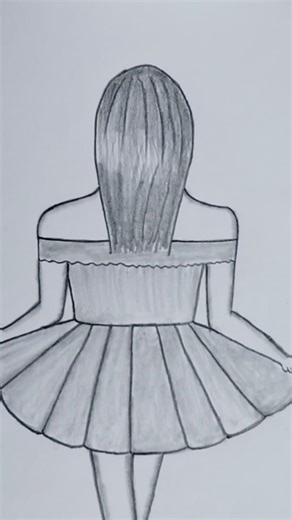 Very Easy Girl Drawing | Beginner Friendly