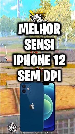MELHOR SENSI IPHONE 12 SEM DPI ATUALIZADA😈☠️🔥