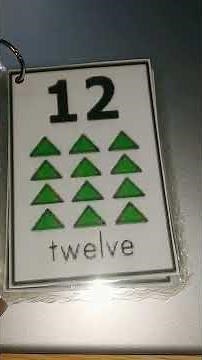 DIY Flashcards Numbers 1-20