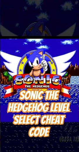 Sonic the Hedgehog level select cheat - Genesis' most famous cheat code #sonic #sega #retrogaming