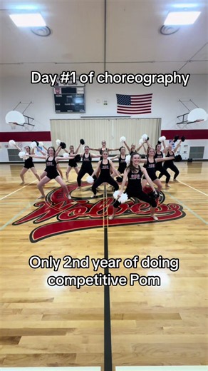 In Idaho with a new team!!! So proud of this day of choreography with Sandpoint! #michelleleaganschoreography #sandpoint #idaho #pom #pomdance