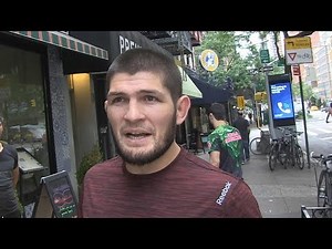 UFC Champ Khabib Says He'll Fight Conor McGregor In the Street