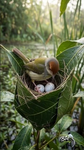 The bird is laying eggs. 😱🐦 #birds #nature #amazingbird