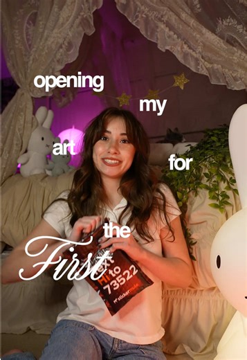 FACE UR FEARS!! thank you @Sticker Mule for making this process so easy! i love how she turned out 🐇💫 use code TEGANMATEA for $10 off your first order :) #graphicdesign #stickers #fyp