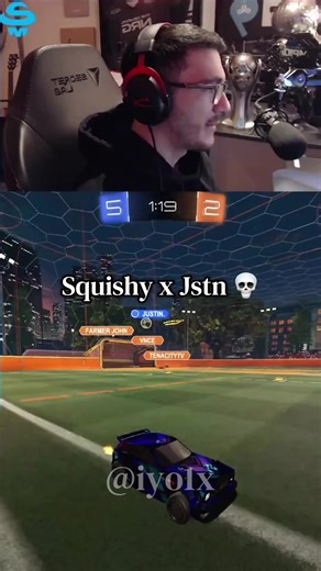 Epic Rocket League Moments with Squishy and Jstn