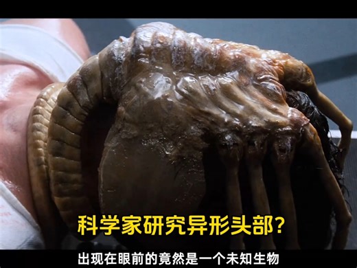 科学家研究异形头部？