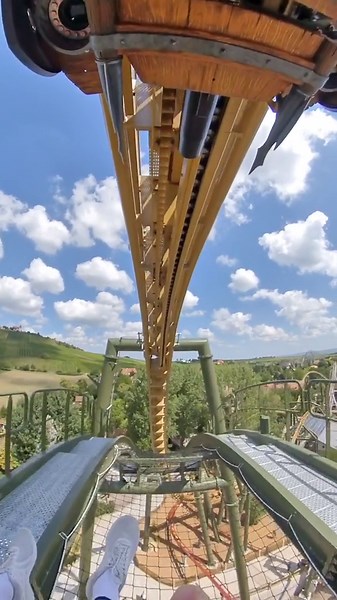 First Ride on Tripsdrill’s Extreme New Roller Coaster!