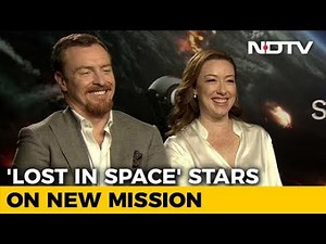 Stars Of Lost In Space Molly Parker & Toby Stephens On Their New Mission