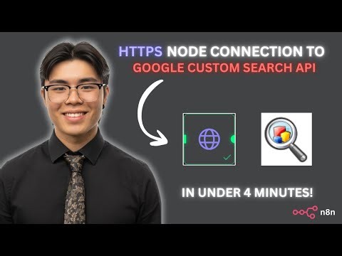 how to connect https request node to google custom search api in under 4 minutes