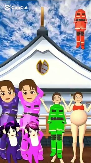 Yuta melahirkan anak-anak 😱😁🤪🥰#sakuraschoolsimulator​​ #sakura​​