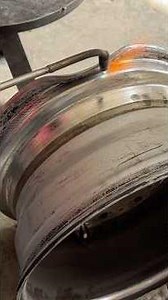 Straightening a Severely Bent Alloy Wheel