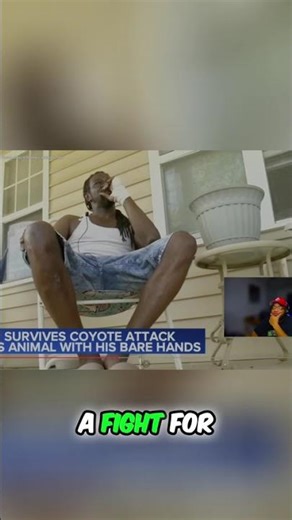 Man Fights Off Coyote Attack With Bare Hands #shorts