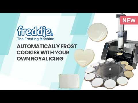 Freddie® The Frosting Machine - Automatically frost cookies of almost any shape with your own icing!