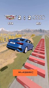 Cadillac CT4 vs Audi RS3 #beamng #beamngdrlve #carcomparison #ct4 #rs3 | K For Gaming