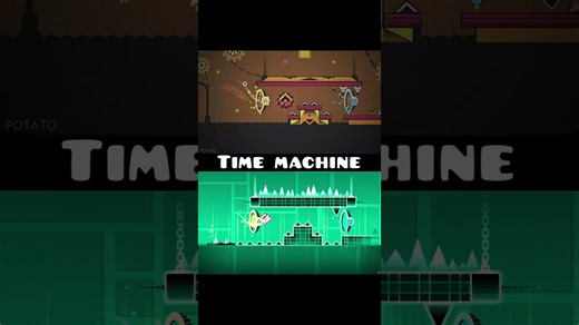 Time machine Geometry Dash #shorts #deluxe12