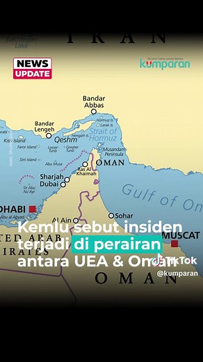 Kapal Tugboat Musaffah 2 Meledak di Selat Hormuz
