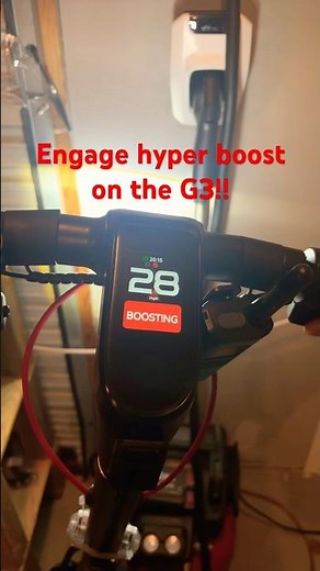 How to engage hyper boost mode on the Segway Max G3