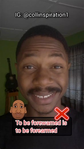 Don't say "To be forewarned is to be forearmed" #englisherror #correctenglish #englishgrammarteacher #speakperfectenglish #grammartipsinenglish #englishinnigeria #englishauthority #britishenglish | Collinspiration