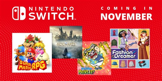 Upcoming Nintendo Switch games – November 2023