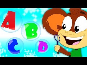 ABC Song | Monkey Rhymes | Preschool Learning Videos For Children by Kids Baby Club