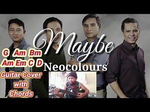 Maybe Guitar Cover with Chords - By: King Gerardo & Neocolours | UelcamTV Cover Song