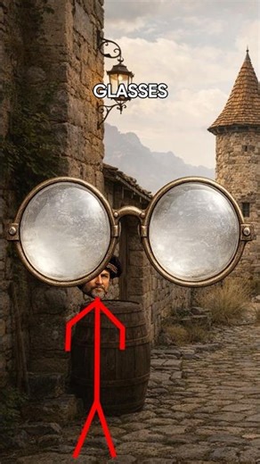 The Invention of Eyeglasses!!👓📜 #shorts #facts