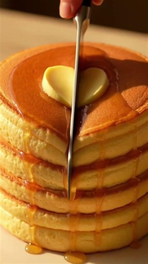 Most Satisfying Fluffy Pancake Slicing 🥞 | ASMR Food Sounds