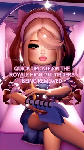 QUICK UPDATE ABOUT THE ROYALE HIGH MULTIPLIERS BEING REMOVED | #royalehigh #royalehighroblox #royalehighupdate #roblox #fyp