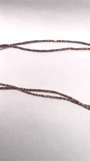 Vintage Native American Heishi Shell Bead Necklace 31" Double Strand- 1.5mm Tiny Delicate Shell Beads - Etsy