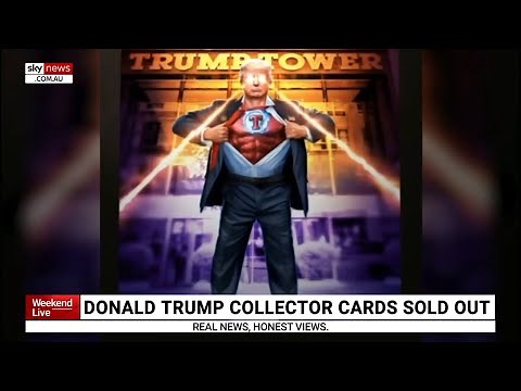 Trump unveils digital NFT trading cards selling out in less than 24 hours