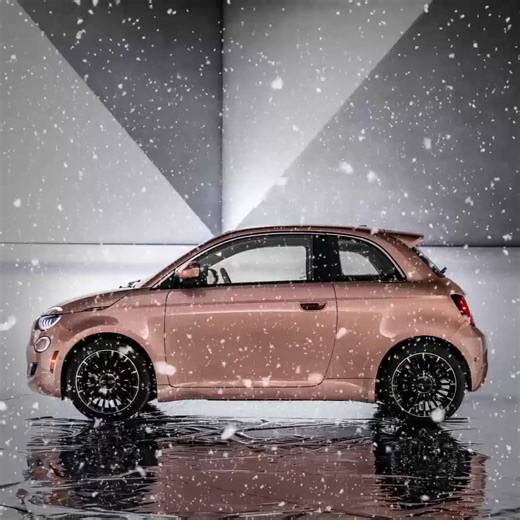 POV You wake up to your FIAT waiting for you. ❄​ ​ ​ "Only a limited number of 2025 FIAT® 500e vehicles are available in select regions and cities.” | FIAT USA