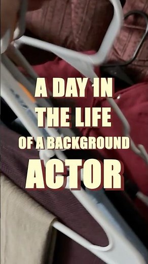 A day in the life of a background actor! #BackgroundActor #Movies #tvshow