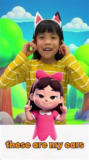 Las partes del cuerpo en ingles para niños #aprender #education #infantil